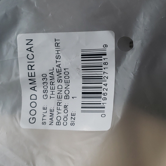 Good American thermal boyfriend sweatshirt - Picture 8 of 8